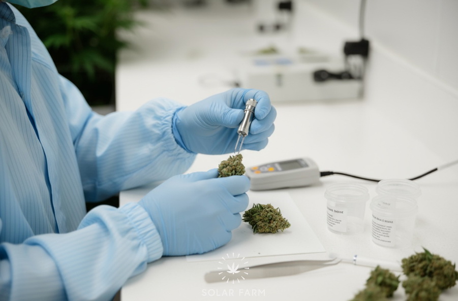 In House HPLC Testing at Solar Farm Thailand