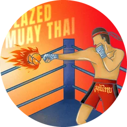 Blazed Muay Thai strain logo